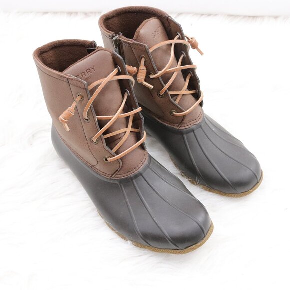 Sperry | Brown Saltwater Duck Boots 9.5 - Picture 1 of 5